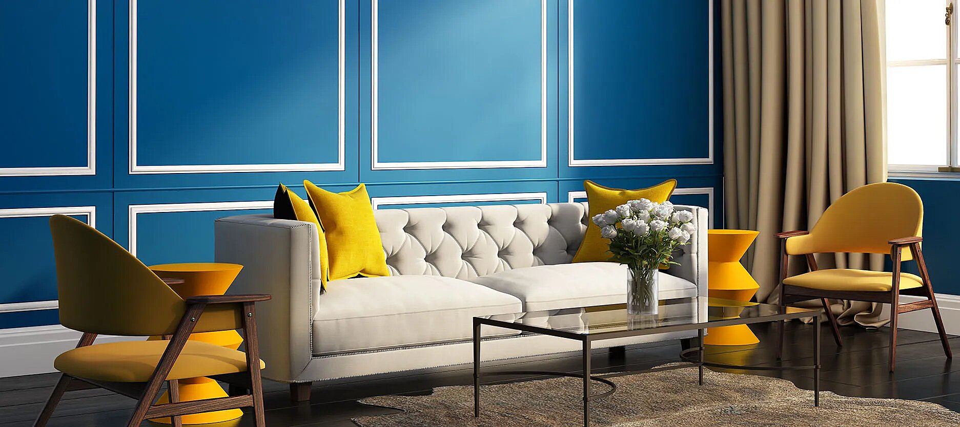 What Colours Match with Blue? 14 Colour Combinations with Blue for Your Home