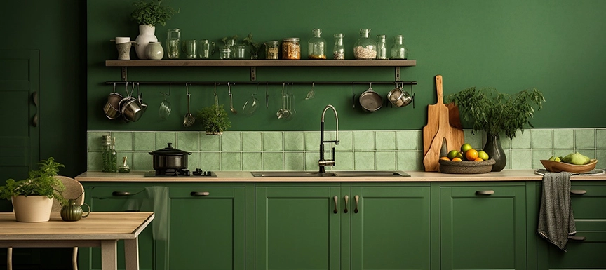 Is Mint Green and White a Good Kitchen Wall Combination?