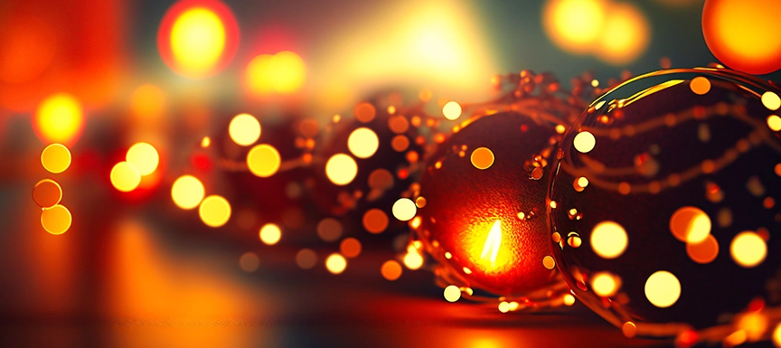 Diwali Light Decoration Outside Home with Colourful Lights