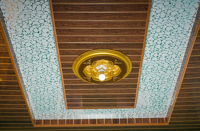 Geometric PVC Ceiling Designs