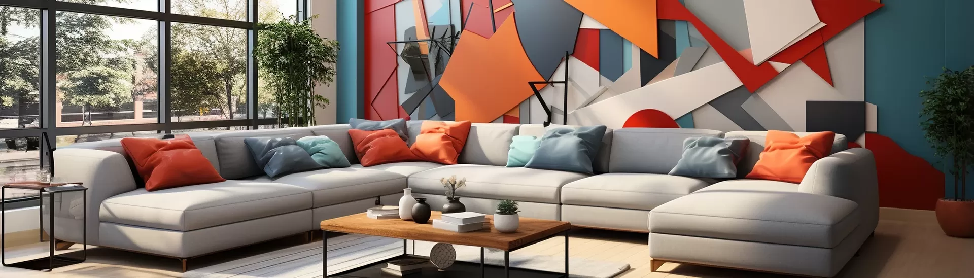 Simple Geometric Wall Paint Designs - Shapes, Colours & Tips