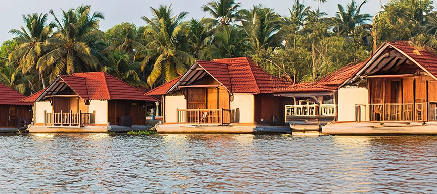 Vibrant Yellow and Green House Design in Kerala India for a Heritage Feel